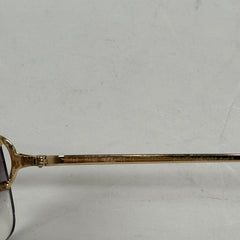 Cartier Big C Fluorescent Gold Wire Frame Glasses