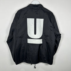 Undercover Black Logo Coach Jacket Size M