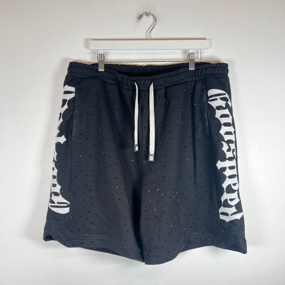 Godspeed Black Studded Logo Shorts Size XXL