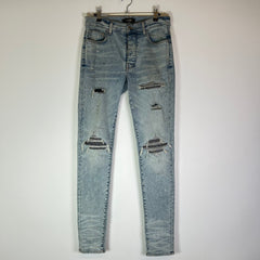Amiri MX1 Iridescent Patch Lightwash Jeans
