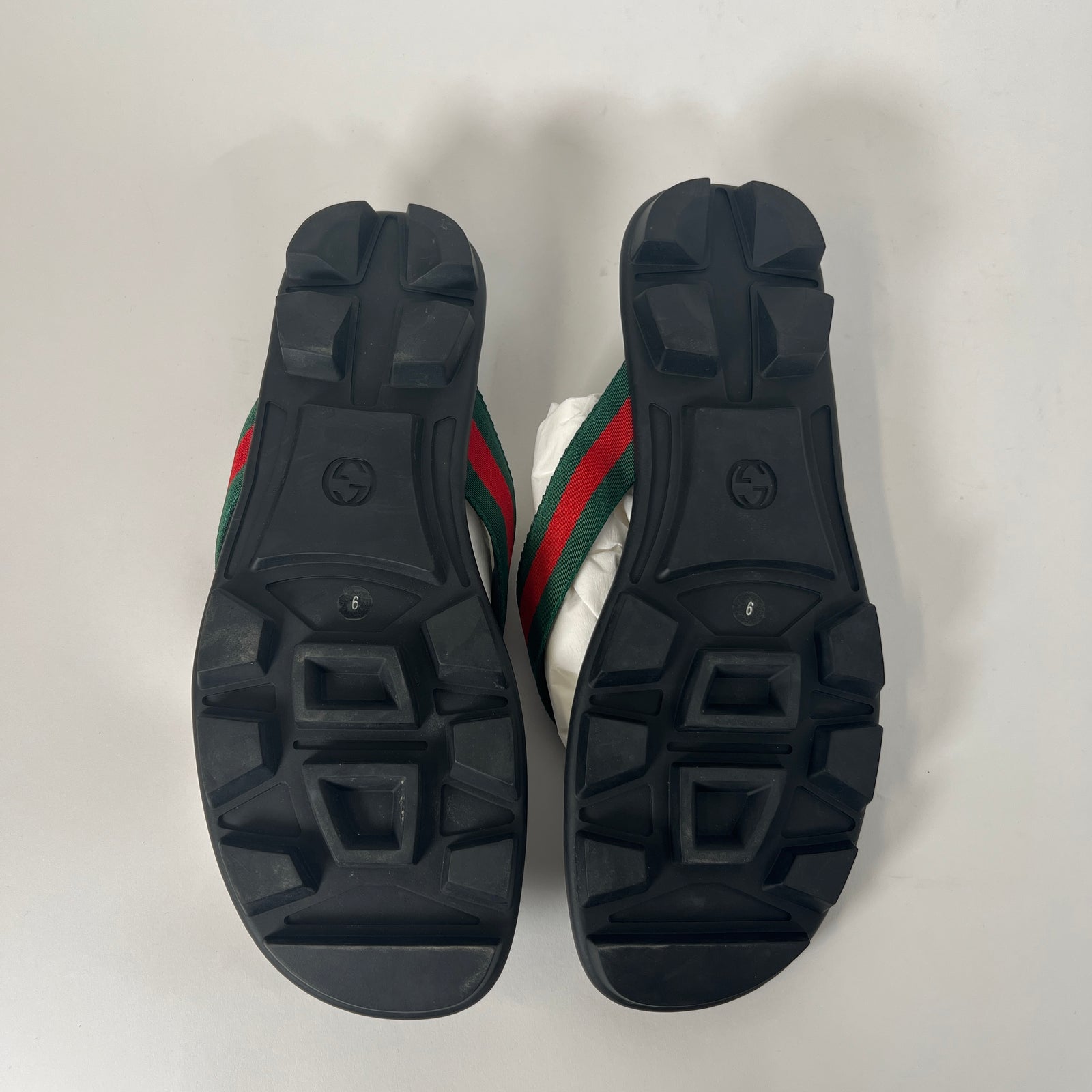 Gucci Stripe Sandal Size 9
