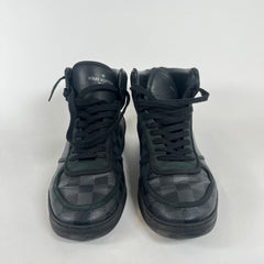 Louis Vuitton Black Damier High Tops LV 9