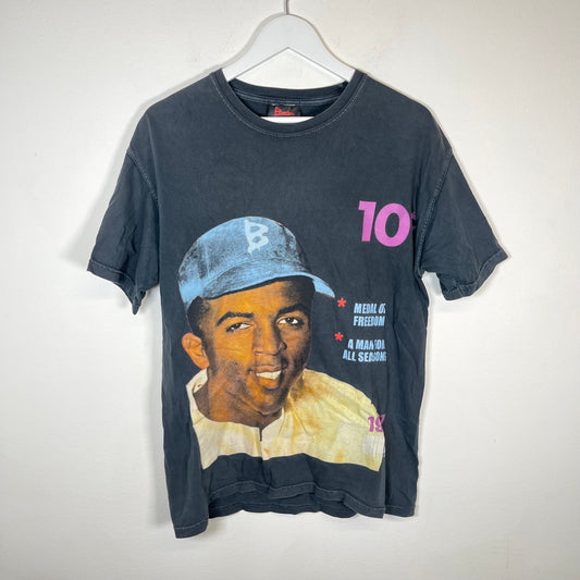 Barriers Black Jackie Robinson Tee Size M