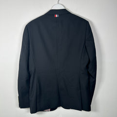 Thom Browne Black Wool Blazer Jacket Size 3