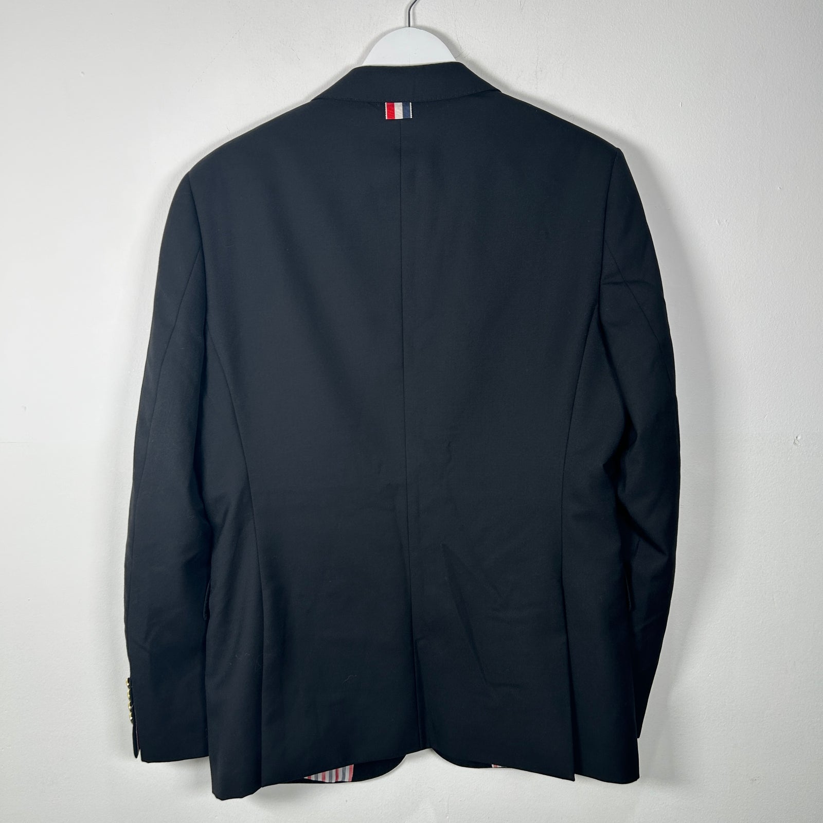Thom Browne Black Wool Blazer Jacket Size 3