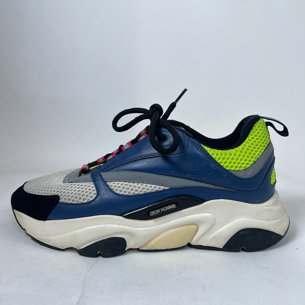 Dior Homme B22 Blue/Neon Sneaker Size 42