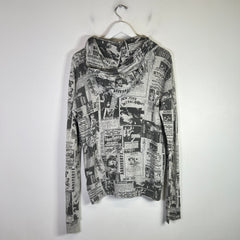 Hysteric Glamour New York Dolls AOP Zip-Up Hoodie