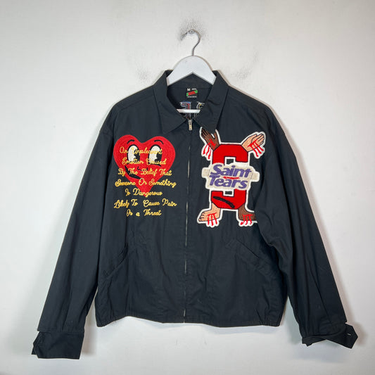 Saint Michael x Denim Tears Black 'Choose Your Savior' Work Jacket Size M