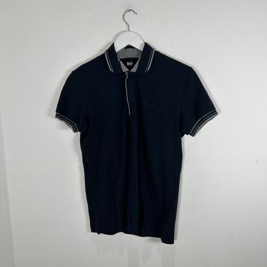 Dolce & Gabbana Navy 'D&G" Polo Shirt Size M