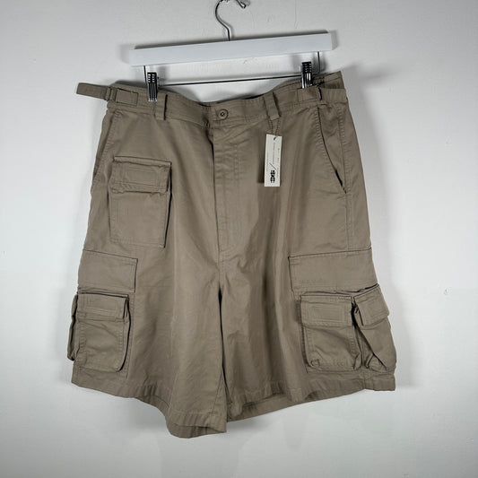 Balenciaga Khaki Cargo Shorts Size 34