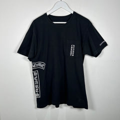 Chrome Hearts Black T-Bar Logo T-Shirt Size L