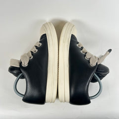 Rick Owens Black Jumbo Lace Puffer Ramones Size 41