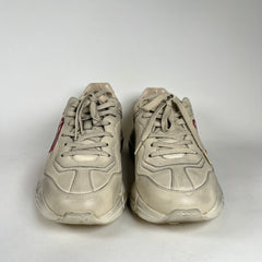 Gucci Rhyton Mouth Print Leather Sneaker Size 12