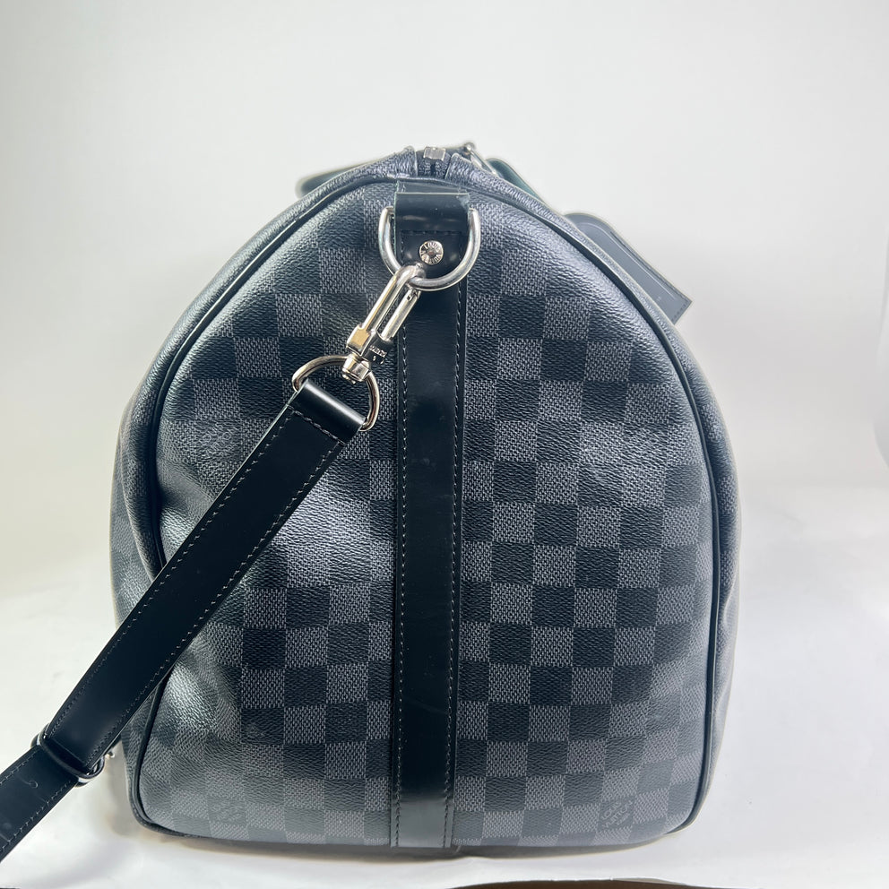 Louis Vuitton Damier Graphite Keepall Bandouliere 55