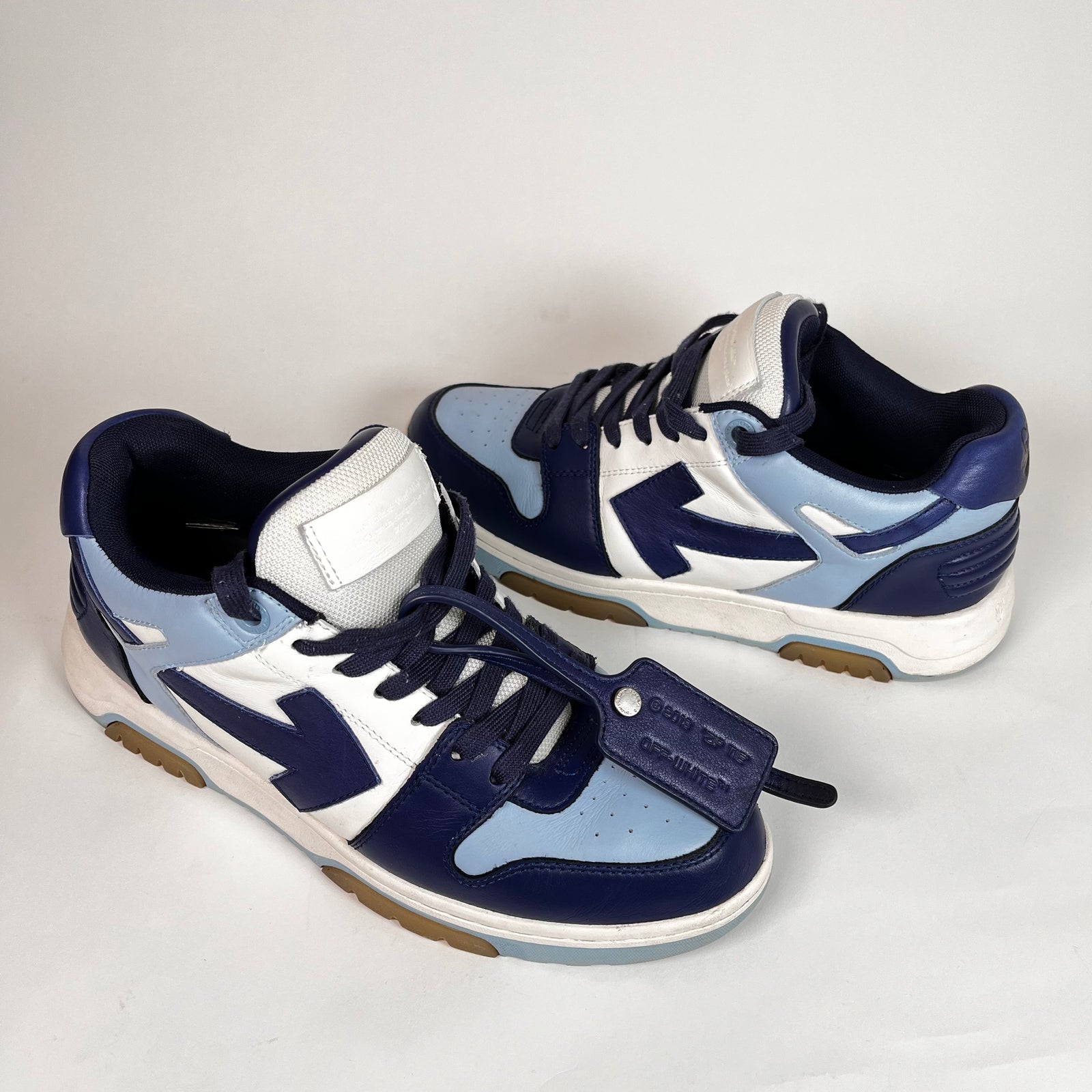 Off-White Light Blue/White Out of Office Sneakers Size 42