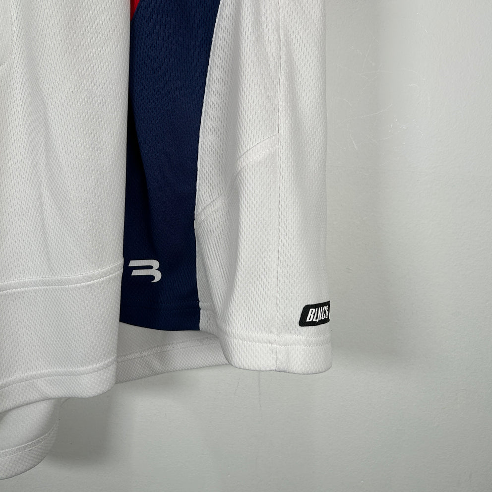 Balenciaga White Mesh Hockey Shorts Size XXL