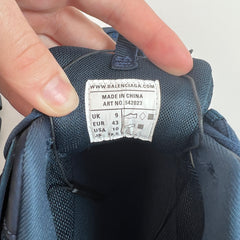 Balenciaga Navy Track Sneakers Sz 43