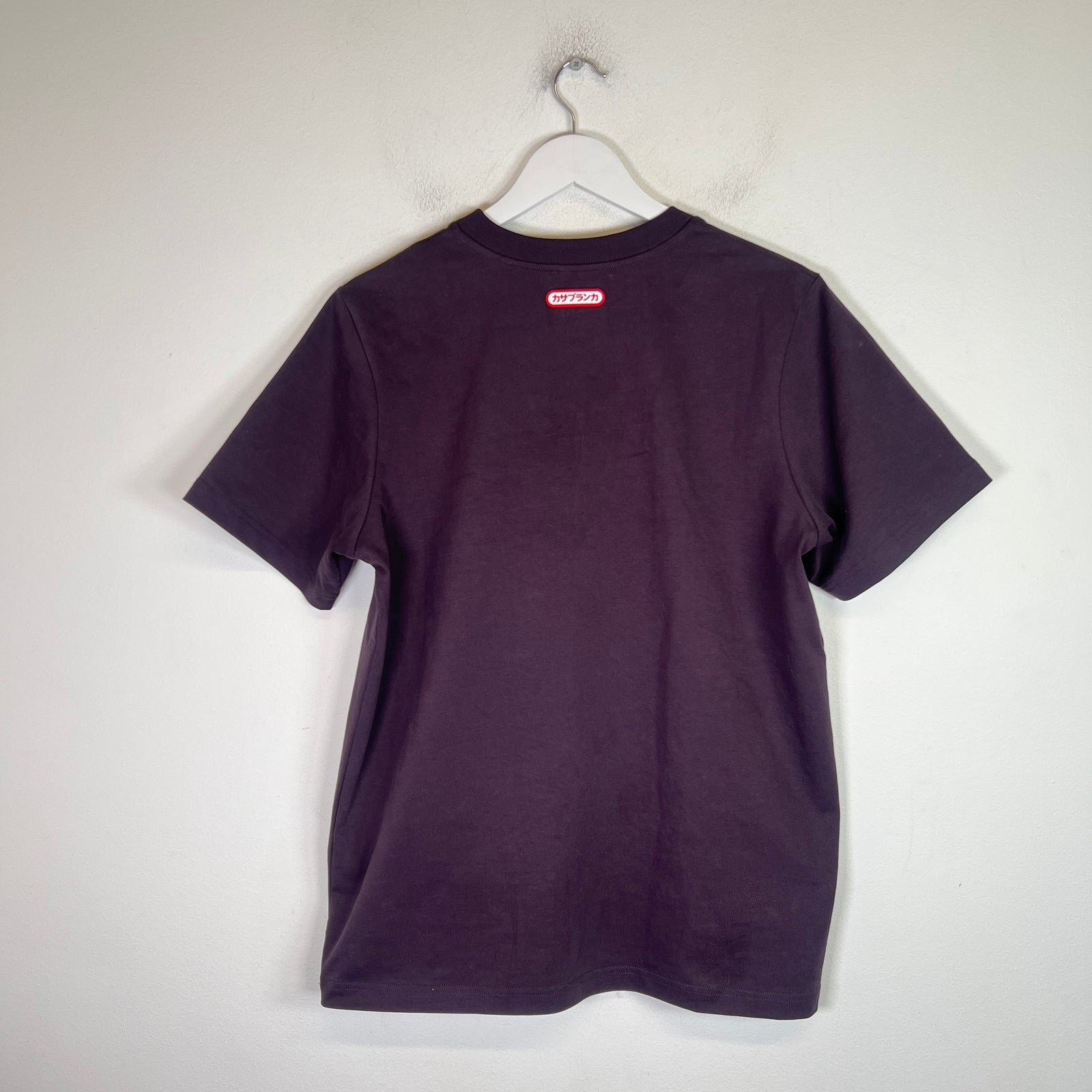 Casablanca Plum Logo T-Shirt Size S