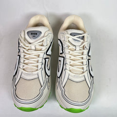Dior B30 Beige/Lime Green Microfiber Mesh Sneaker Size 43