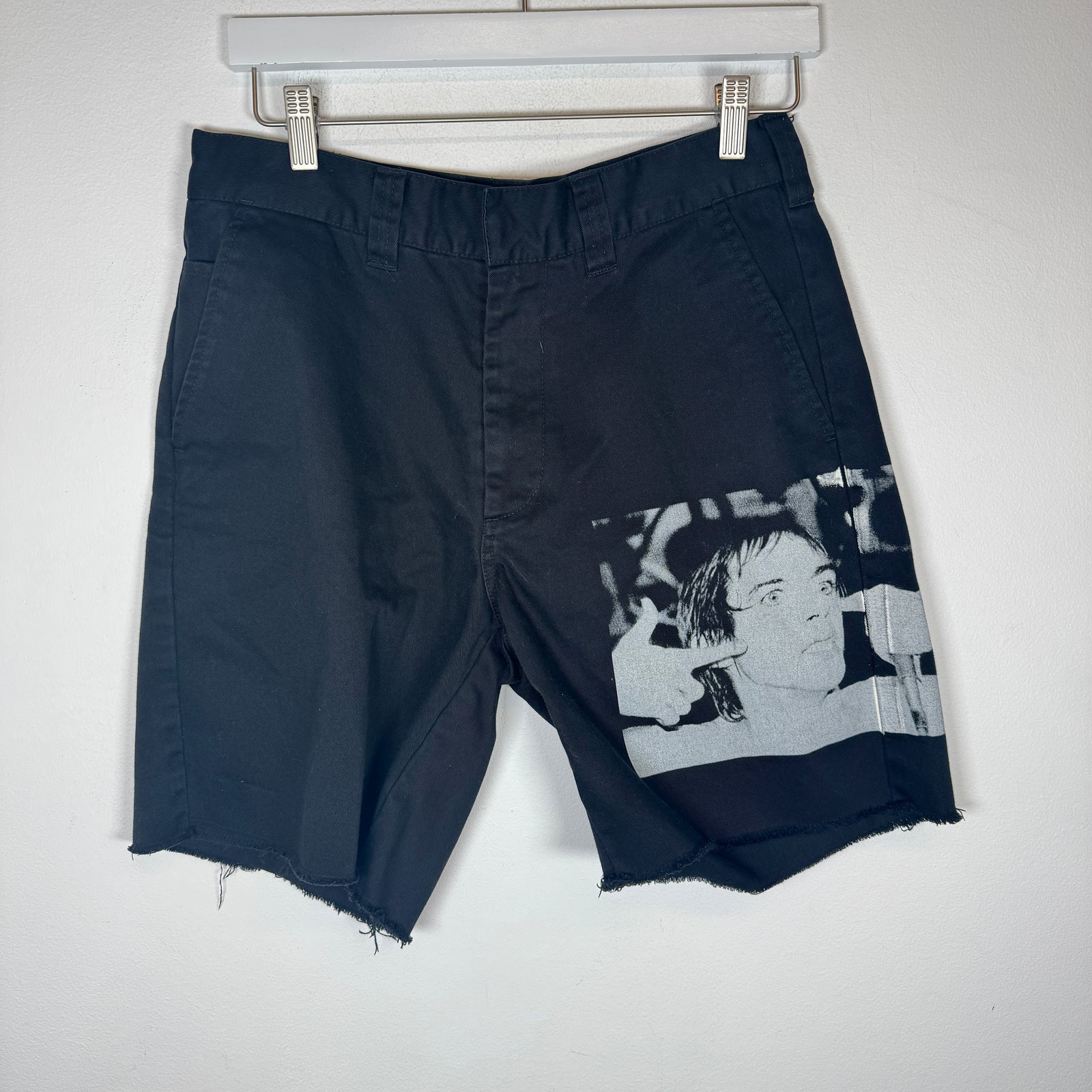 Supreme Black Iggy Pop Work Shorts Size 30