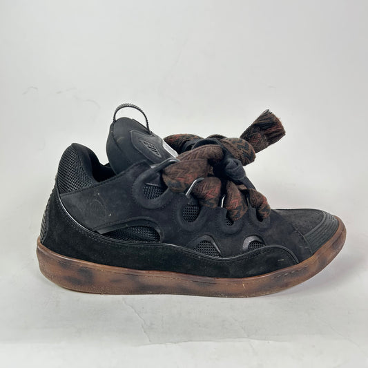 Lanvin Chocolate Curb Sneakers