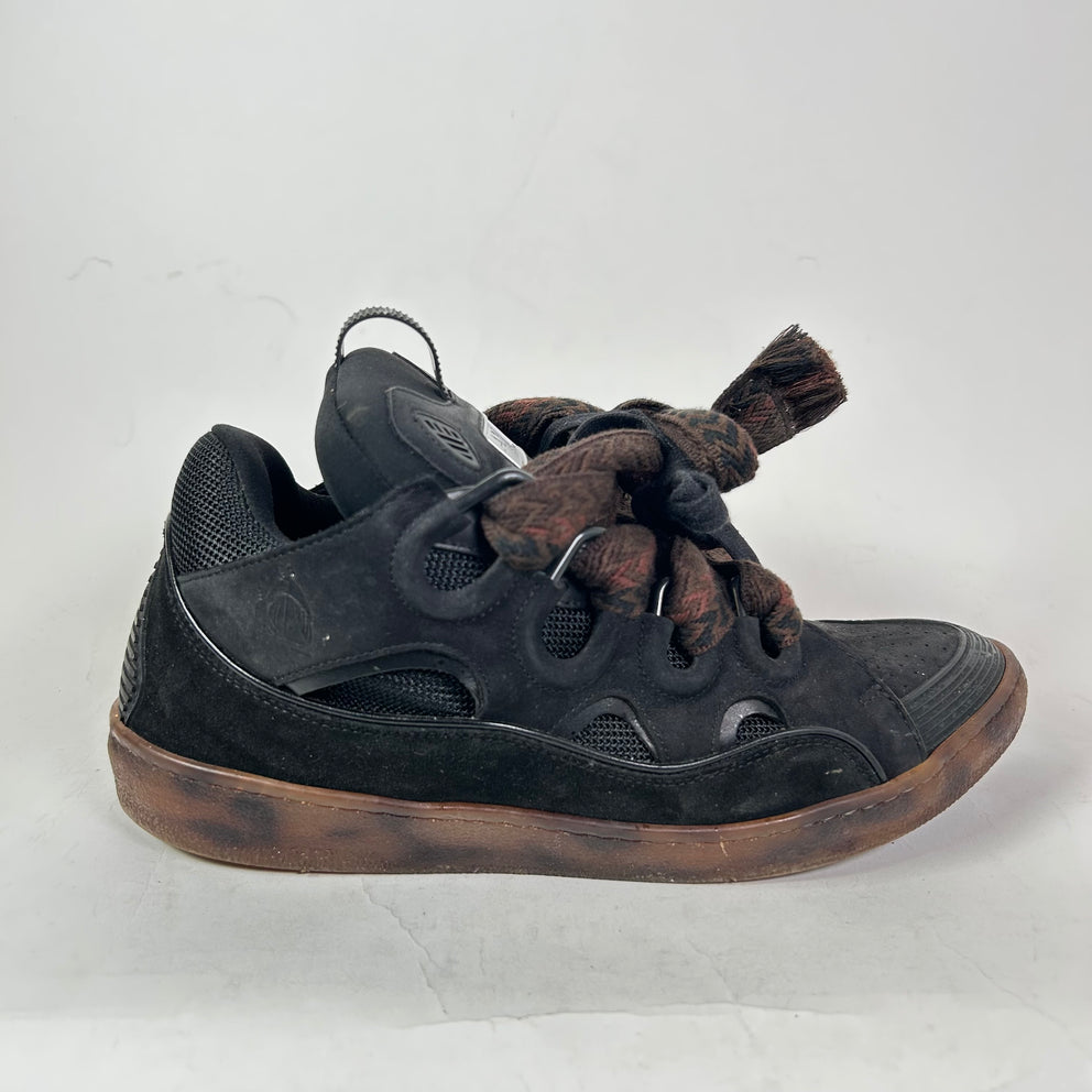 Lanvin Chocolate Curb Sneakers