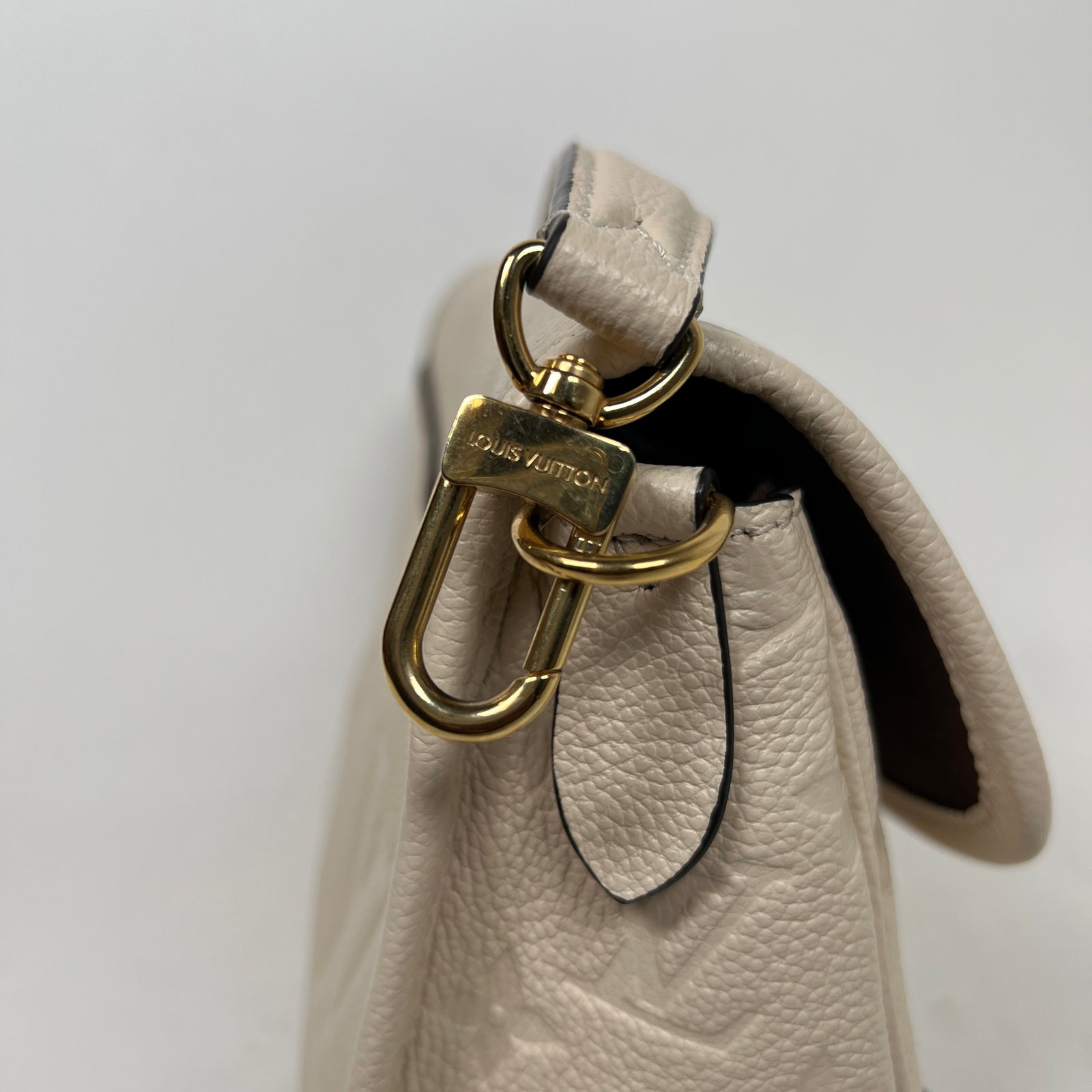 Louis Vuitton Cream Monogram Empreinte Diane NM Handbag