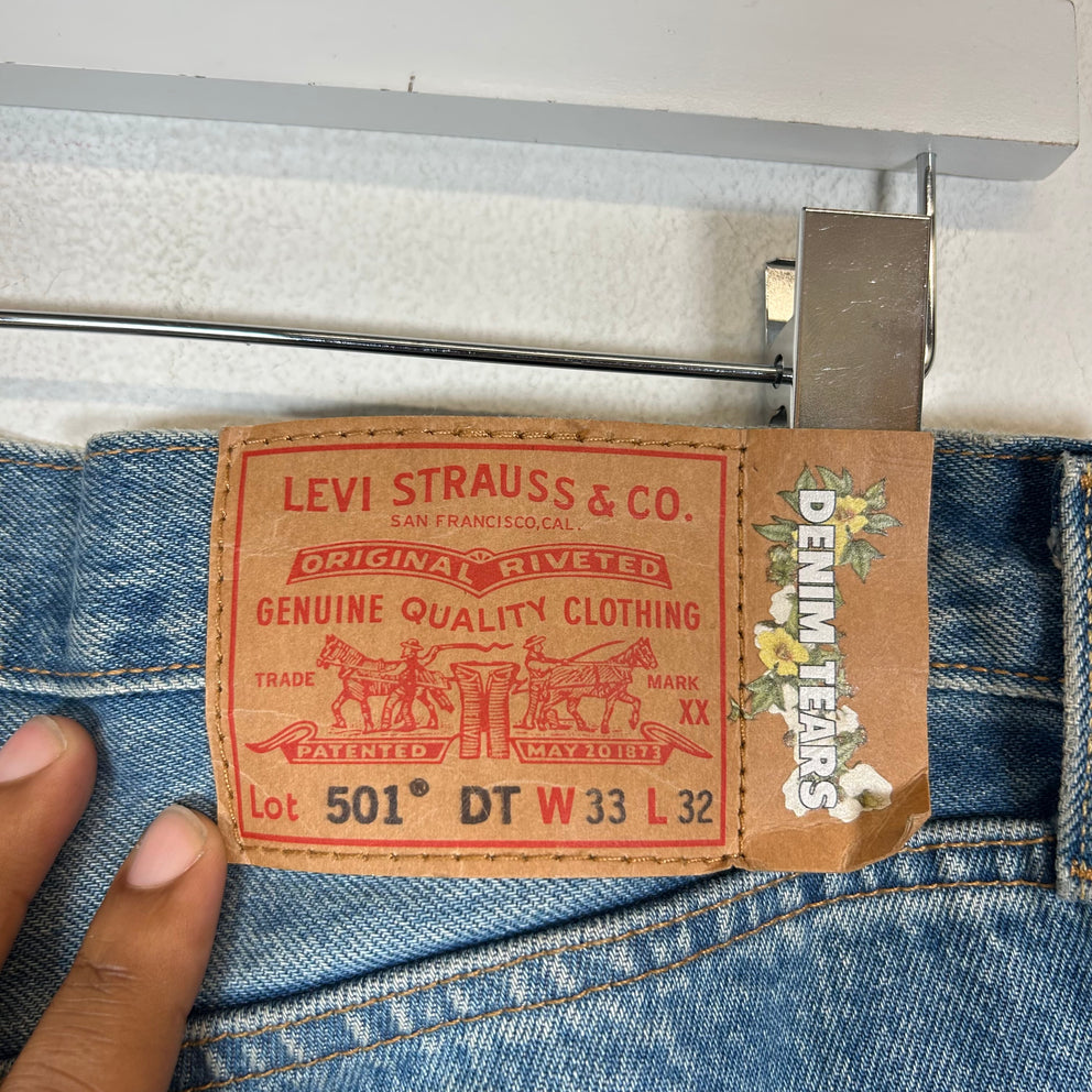 Denim Tears x (B)Stroy Lightwash Wreath Jeans Size 33