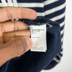 Undercover SS04 "New York City" Navy Striped Longsleeve Size S