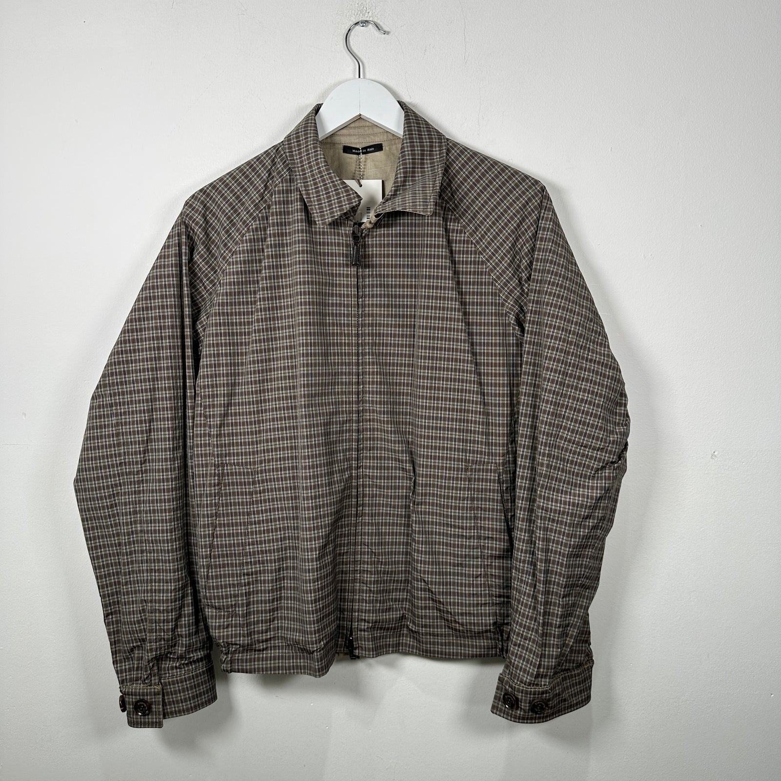Ermenegildo Zegna Reversible Coach Jacket Size 48
