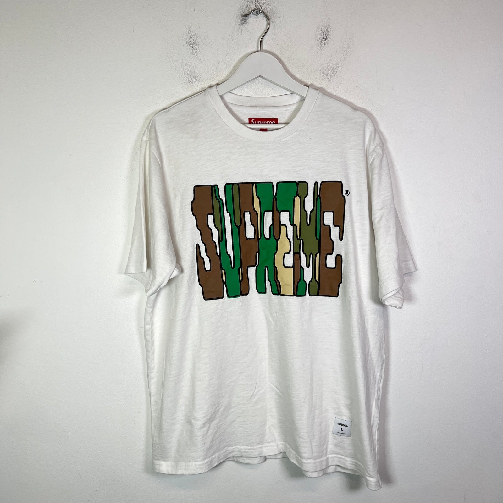 Supreme Digi Camo Logo T-Shirt