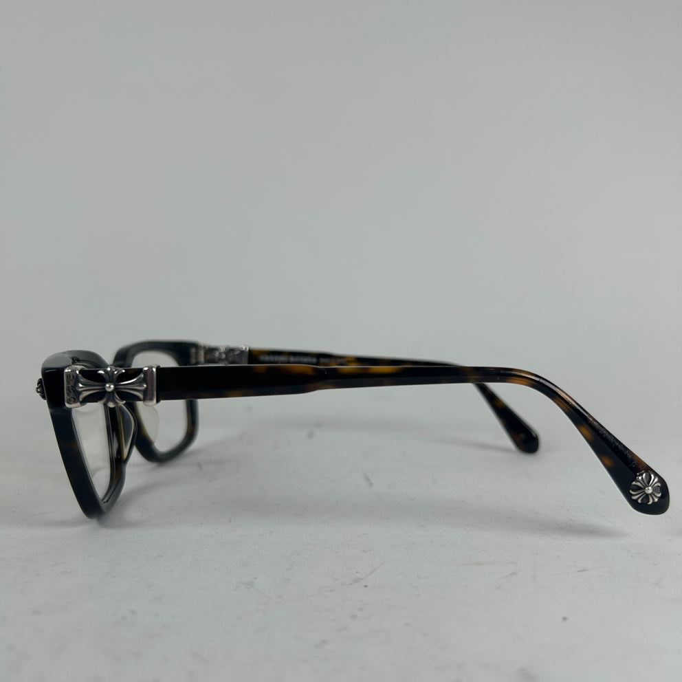 Chrome Hearts Tortoise Shell Cox Ucker Glasses