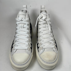 Amiri Black/White Stars Court High-Top Sneaker Size 41