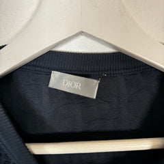 Dior Navy Oblique Towel Tee Size S