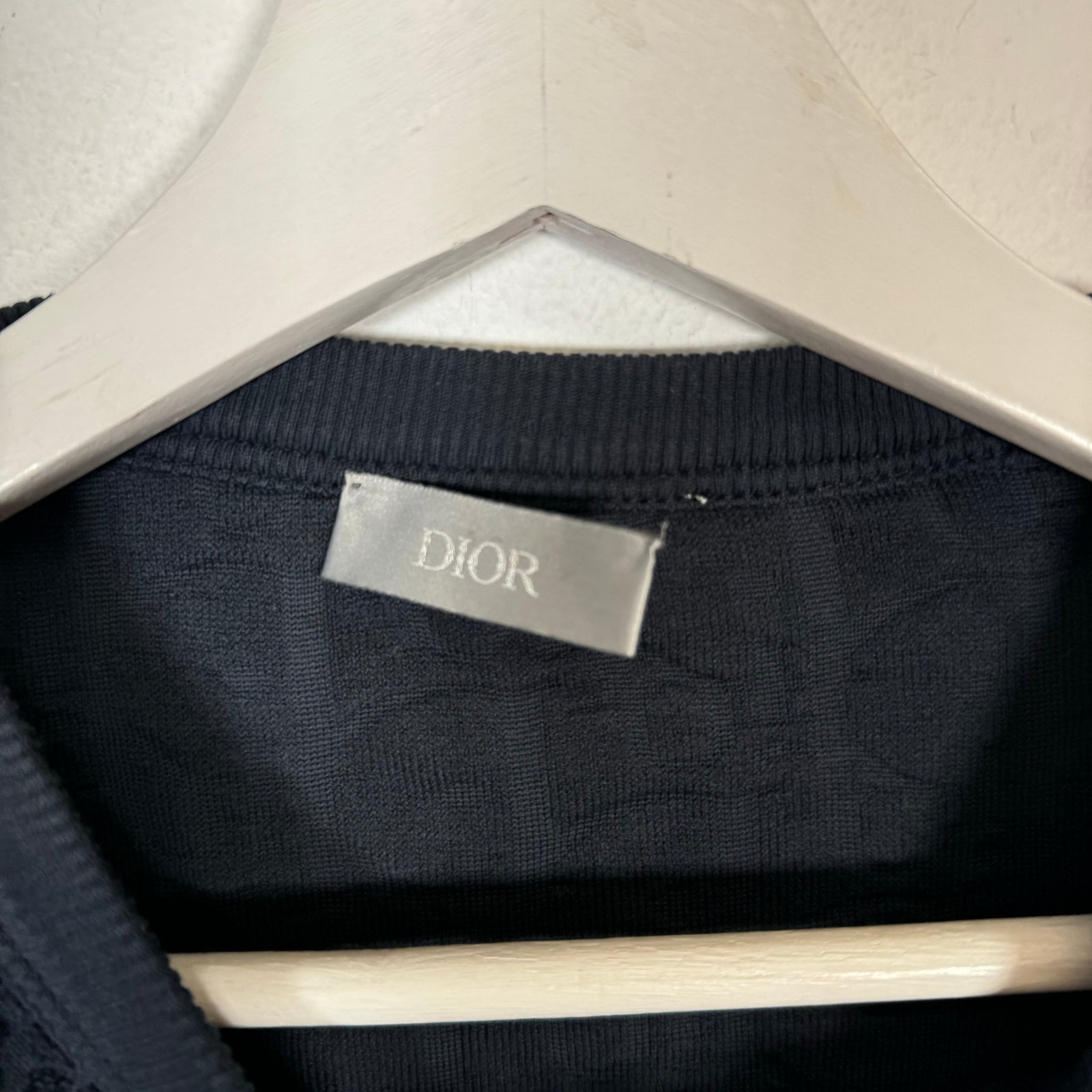 Dior Navy Oblique Towel Tee Size S