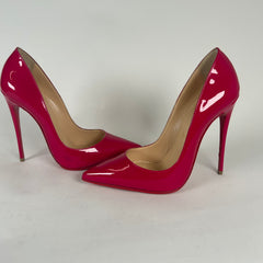 Christian Louboution So Kate Patent Pink Heels Size 37