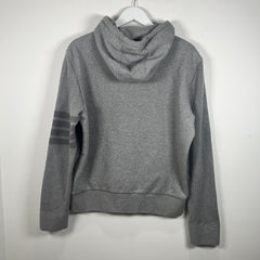 Thom Browne Grey 4-Bar Hoodie Size 3