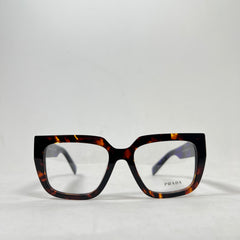 Prada Havana Magma Clear Frames