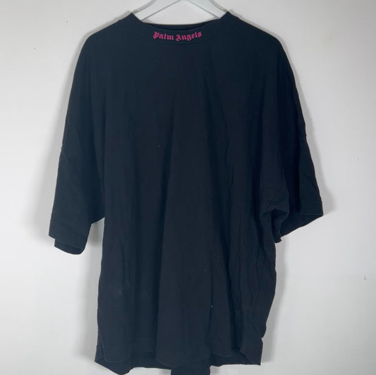 Palm Angels Back Pink Logo T-Shirt Size XXL