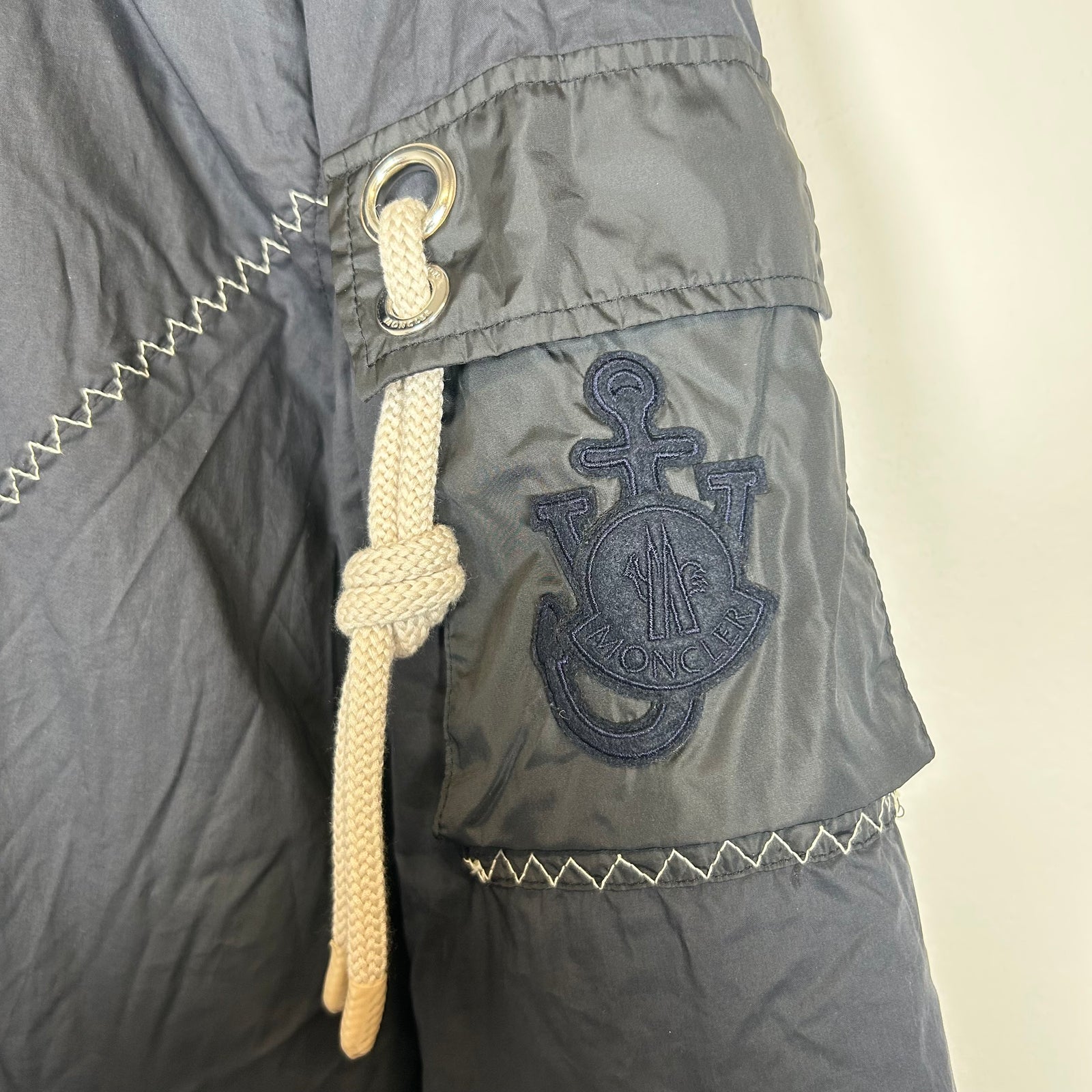 Moncler Genius x JW Anderson Navy Albatross Jacket Size 4