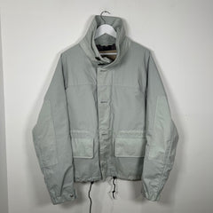 Burberry Brit Teal Rain Button-Up Jacket Size Medium