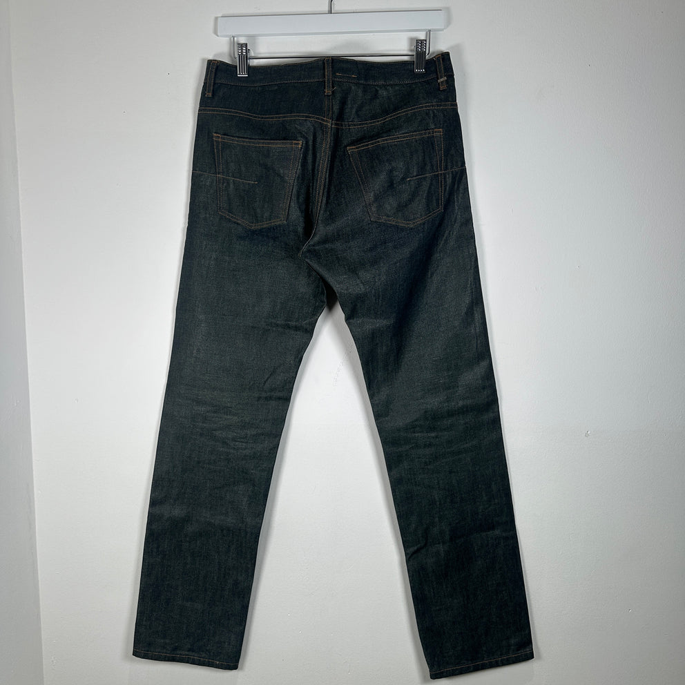 Dior Homme Grey Light Waxed Jeans Size 31