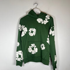 Denim Tears Green Wreath Hoodie Size S