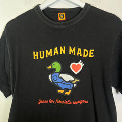 Human Made Black 'Gears For Futuristic Teenagers' Graphic T-Shirt Size M