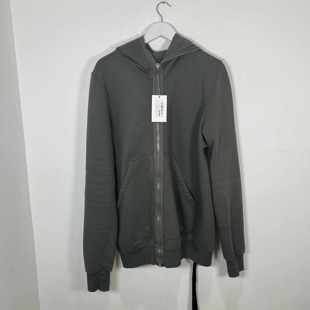 Rick Owens Full Zip Hustler Blue Hoodie Size XXL