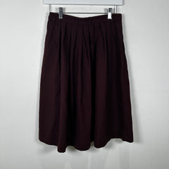 Margret Howell Burgandy Skirt Size 26