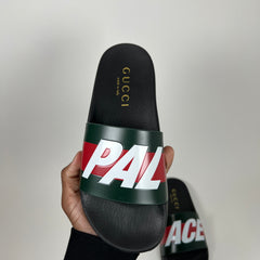 Gucci x Palace Black Slides Size 39