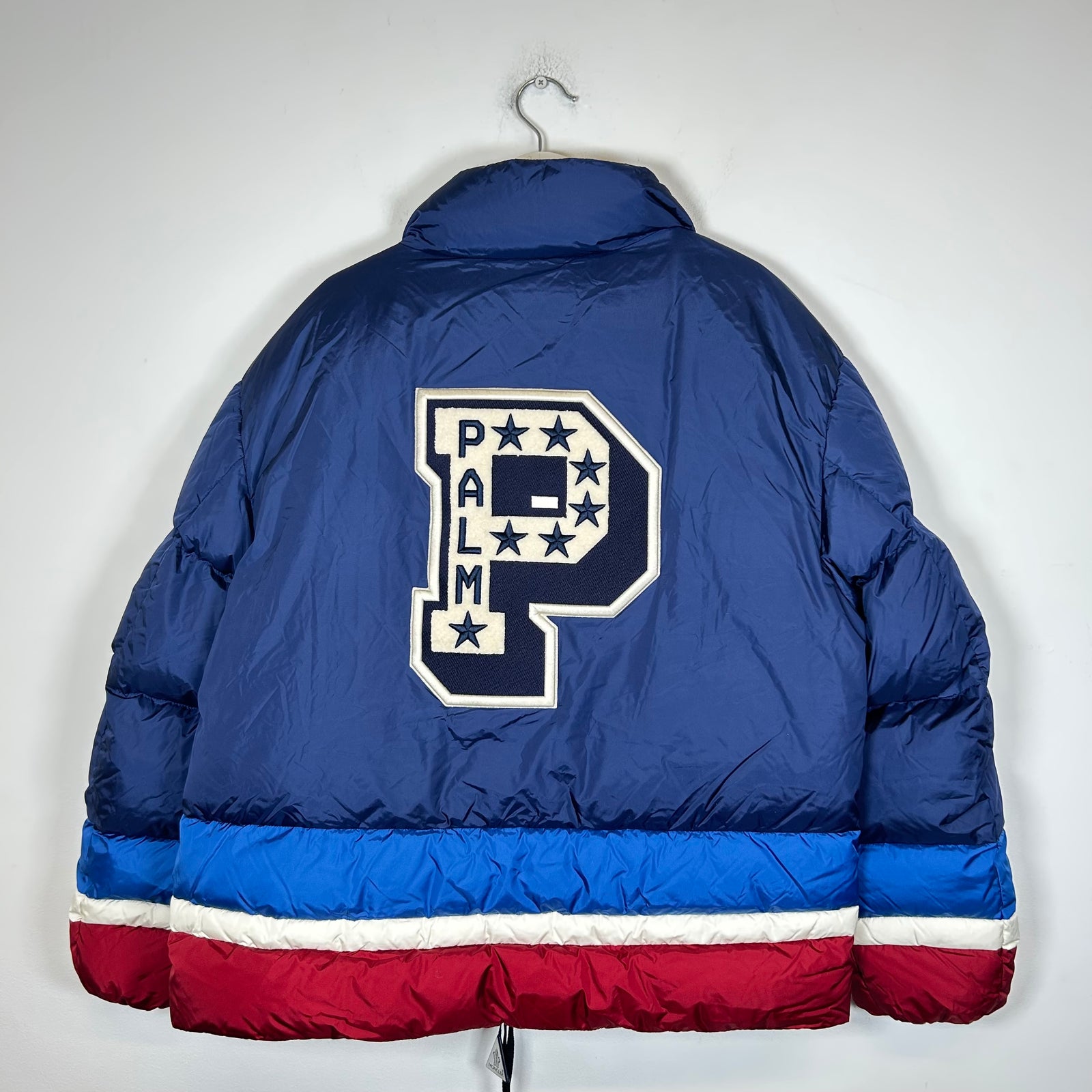Moncler Genius x Palm Angels Navy/Red Denneny Down Jacket Size 4