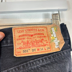 Denim Tears Black/Black Wreath Jeans Size 34