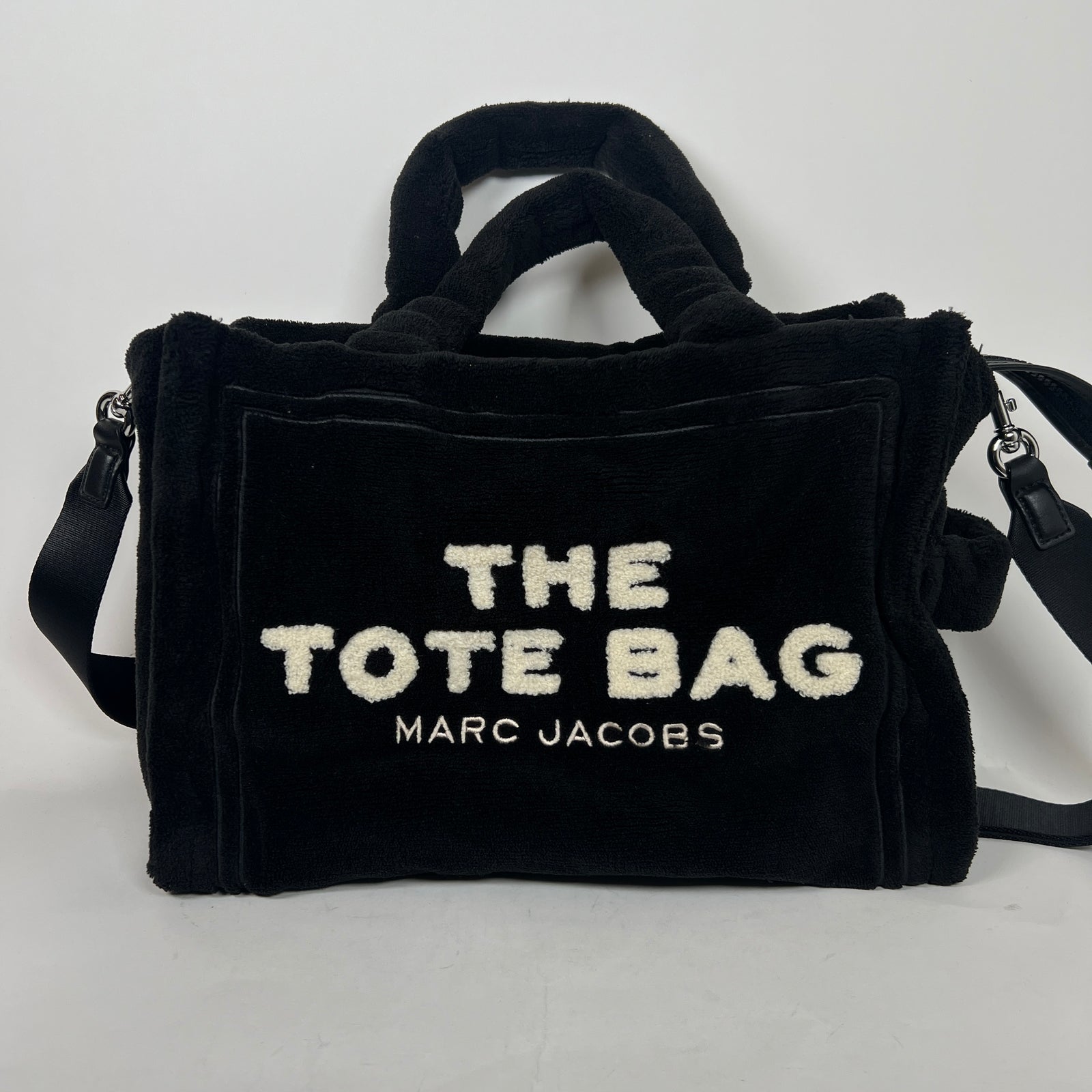 Marc Jacobs Black The Terry Medium Tote Bag